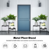 2 Pack Metal Plant Stand 3 Tier Flower Stands Rotatable Corner Plant Shelf Multiple Tall Plant Holders for outside Vertical Plant Rack for Indoor Outdoor Patio Living Room Balcony Office - Image 5
