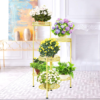 Plant Stand Indoor Outdoor 6 Tier 35.5'' Tall Metal Plant Rack Organizer 6 Flower Pot Holder Shelves Planter Display Storage Bathroom Office Living Room Balcony Corner(Gold) - Image 8