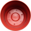 Saturn round Planter with Saucer Tray: 12" - Burnt Red - Durable Plastic Pot, Matte Finish, Removable Saucer, for Indoor & Outdoor Use, Gardening, 3 Gallon Capacity - Image 4