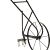 6500 High Wheel Tubular High Wheel Cultivator with Comfort Handle with 3- Position Adjustable, Quick Change Implements, and 24 Inch Steel Wheel