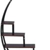 5 Tier Metal Plant Stand Creative Half Moon Shape Ladder Flower Pot Stand Rack for Home Patio Lawn Garden Balcony Holder Black (1 Pack) - Image 4