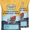 Enhanced Perlite Mix with Diatomaceous Earth & Essential Nutrients – a Soil Amendment That Promotes Robust & Vigorous Growth for Plants, Transplanting, Garden Beds & Seedlings (24 QT)