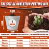 Potting Soil Mix - 3QT Soil for Indoor Plants, All Natural and Organic Plant Soil for Seed Starting, Loose and Breathable Garden Soil for Spices, Herbs & Vegetables - Image 4
