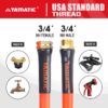 Heavy Duty Garden Hose 5/8 in X 75 Ft, Super Flexible Water Hose, All-Weather, Lightweight, Burst 600 PSI - Image 7
