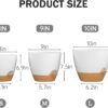 8/9/10 Inch Self Watering Plant Pots with Watering Lip, Planters with Drainage Holes and Removable Saucer, Plastic Flower Pots for Indoor Outdoor Plants (3 Pack,White) - Image 3