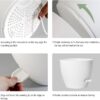 Large Self Watering Pots, 12/10/9 Plastic Planters with High Drainage Holes and Deep Reservoir for Indoor Outdoor Garden Plants and Flowers, White - Image 5