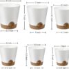 Indoor Self Watering Planters with Drainage Holes and Saucers, 8, 7, 6.5, 6, 5.5, 5 Inches, White, 6 Pots - Image 4