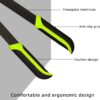Hedge Clippers Shears Hedge Shears for Trimming Borders, Garden Tools Hedge Clippers, Bush Cutters Trimmer with Sharp Wavy Blades, Garden Shears for Hedges (19 Inch) - Image 3