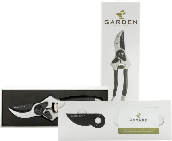 Razor Sharp Bypass Pruning Shears - Lifetime Replacement - Free Extra Blade, Spring & Ebook - Japanese Steel - Premium Hand Pruners - Garden Shears - Garden Clippers - Secateurs with Ergonomic Handles - Image 5