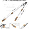 27-41'' Extendable Anvil Loppers Heavy Duty with Compound Action, Tree Trimmer with 2 Inch Cutting Capacity, Chops Thick Branches Ease,Heavy Duty Tree Pruner with SK5 Spare Blade - Image 2