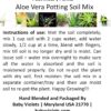 Aloe Vera Plant Potting Soil Mix Peat Moss & Perlite (½ Gallon / 2 Quarts). - Image 2