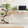 Plant Stand Indoor 4-Tier Wrought Iron Green Plant Stand Use Office Home Décor, Wood(S Style) - Image 5