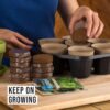 Organic Potting Soil for Indoor/Outdoor Plants, Expands to Fit 3 Inch and 4 Inch Pots - 12 Pack - Image 6