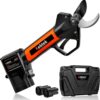 Electric Pruning Shears Professional Cordless Pruning Shears for Gardening Battery Operated Pruning Shears with 2 PCS 2500Mah Batteries 5000 Cuts Single Charge 30Mm (1.2") Cutting Diameter