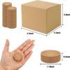 50Pcs(30Mm) Compressed Coco Coir Fiber Potting Soil- Coir Medium, Coconut Soil for Indoors or Outdoors, Bonsai, Herbs, Plants, Flowers and Vegetables - Image 2