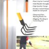 Garden Cultivator (2 Pack)– Sturdy Hand Tiller/Cultivator – Heavy Duty Blade for Digging, Loosening Soil and Weeding – Equipped with Rubber Grip Handle for a Strong Hold – Rust Resistant - Image 5