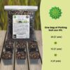 Aloe Vera Plant Potting Soil Mix Peat Moss & Perlite (½ Gallon / 2 Quarts). - Image 4