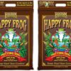 FX14054 Happy Frog Nutrient Rich and Ph Adjusted Rapid Growth Garden Potting Soil Mix Is Ready to Use, 12 Quart (4 Pack), Brown
