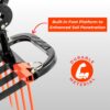 Broad Fork for Gardening - Portable and Ergonomic Broadfork Garden Tool Cultivator Tiller with 6+5 Sharp Tines - Heavy Duty Pitchfork, with Thickened Design - Image 6