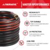 Garden Hose 75 Ft,Ultra Durable Water Hose, 5/8 Inch Regular Hose with Solid Brass Connector for All-Weather Outdoor, Car Wash, Lawn, Black - Image 2