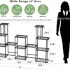 Metal Plant Stand, 13 Tiers Multifunctional Plant Stands for Indoor Plants, Decorative Black Steel Plant Shelf for Indoor Patio Garden Balcony and Yard (13 Tiers 15 Pots DIY) - Image 7