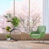 Plant Stand Indoor 4-Tier Wrought Iron Green Plant Stand Use Office Home Décor, Wood(S Style) - Image 6