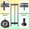 Plant Stand Indoor Outdoor, 30'' Tall Plant Stand, 2 Tier Metal Planter Stand, Rustproof Plant Stand Flower Pot Holder for Living Room, Corner, Deck - Image 5