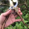 Garden Shears, Pruning Shears with Japanese SK4 Steel Blades, Garden Secateurs for Gardening Heavy Duty, Pruner Scissors Out Door, Bypass Pruner Hedge Clippers, Tree Trimmer (Wood Grain) - Image 6