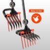 Broad Fork for Gardening - Portable and Ergonomic Broadfork Garden Tool Cultivator Tiller with 6+5 Sharp Tines - Heavy Duty Pitchfork, with Thickened Design - Image 7