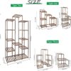 Plant Stand Indoor Outdoor 13 Tiers Wood Plant Shelf for Multiple Plants ，Large Plant Rack for Window Garden Balcony Patio Porch Living Room - Image 3