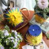 Sun Face Planters Pots Head Unique Head Planter with Drainage, Cute Flower Plant Pot for Indoor & Outdoor Plants, Funny Succulent Gardening Pots for Plant Lover Gifts (Purple Back,5.5Inch) - Image 4