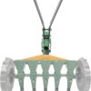 High Wheel Cultivator, Self Cleaning Steel Single Wheel Hoe, Modular Plow Garden Tool for Gardening - Image 9