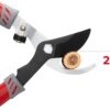 Bypass Loppers, 29", Tree Branch Cutter, Trimmer, Manual Pruner, Gardening, Landscaping, Long Ergonomic Handles FT-1107 - Image 3