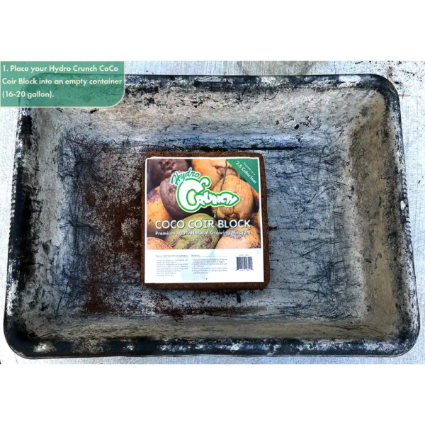 2.5 Cu. Ft. Coco Coir Block of Soilless Growing Media - Image 3