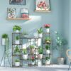 Plant Stand 6 Tiers 14 Potted Plant Rack, Wooden Indoor Outdoor Tiered Plant Shelf, Multi-Functional Ladder Plant Holder for Living Room Patio Garden Balcony Yard Office Flower Store - Image 5