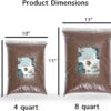 100% Natural Cocoa Bean Shell Mulch for Mulching, Gardens, Potted Plants, Flower Beds (4 Quarts) - Image 4