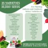Heirloom Vegetable Seeds, Variety Pack with 35 Varieties of Plant Seeds, 30,000+ Garden Seeds - Mixed Non-Gmo Seeds with Select Varieties of Lettuce, Beans, Tomatoes, Peppers, Squash and More - Image 2