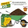 Coco Coir Block Enriched with Plant Food, Organic Coconut Fiber 10 Lb, Low EC, Ph Balanced Coco Peat Substrate, Ideal for Seed Starter, Flowers, Plants, Herbs, Reptile Bedding, Upto 20 Gallons - Image 2