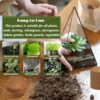 50Pcs(30Mm) Compressed Coco Coir Fiber Potting Soil- Coir Medium, Coconut Soil for Indoors or Outdoors, Bonsai, Herbs, Plants, Flowers and Vegetables - Image 4
