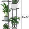Plant Stand Shelf Indoor Outdoor Waterproof, 6-Tier 7 Potted Heavy Duty Metal Tall Flower Holder for Multiple Corner Display - Image 6