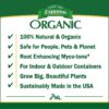 Organic Potting Soil Mix - All Natural Potting Mix for All Indoor & Outdoor Containers Including Herbs & Vegetables. for Organic Gardening, 4Qt. Bag. Pack of 1 - Image 3