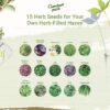 Grow Your Own Kit - 100 Varieties of Herb, Flower and Vegetable Seeds - Gardening Gifts for Women and Men with 45,000 Seeds for Planting - Image 6