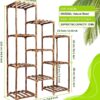 Plant Stand Indoor Outdoor, 10 Tire Tall Large Wood Plant Shelf Multi Tier Flower Stands,Garden Shelves Wooden Plant Display Holder Rack for Living Room Corner Balcony Office Lawn Patio - Image 7