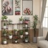 Plant Stand 6 Tiers 14 Potted Plant Rack, Wooden Indoor Outdoor Tiered Plant Shelf, Multi-Functional Ladder Plant Holder for Living Room Patio Garden Balcony Yard Office Flower Store - Image 4