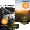 Garden Hose 25 Ft, Lightweight 5/8 In. Dia Water Hose with 3/4 In. Brass Connector for Lawn and Garden Projects - Image 4