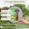 Vegetable Seeds Pouch - 30 Non-Gmo Varieties, 10,000+ Heirloom Seeds for Planting Vegetables - Sealed for Survival Seeds Storage - Image 5