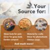 Premium Garden Straw (4 LBS) - Straw Mulch That Is Designed for Use in Compost Beds, Gardens, Pet Bedding, Lawns and Much More. by - Image 3