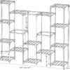 Plant Stand 6 Tiers 14 Potted Plant Rack, Wooden Indoor Outdoor Tiered Plant Shelf, Multi-Functional Ladder Plant Holder for Living Room Patio Garden Balcony Yard Office Flower Store - Image 2