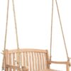 San Jose Teak Wood Double Outdoor Porch Swing, 4 Foot - Image 8