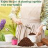 Premium Compressed Coco Coir Brick Each Brick=2.4Gallons Coconut Coir Potting Soil for Planting, 1.4Lbs Coco Block with Low EC and Ph Balance for Gardening Plants Flower Herbs and Vegetables - Image 7